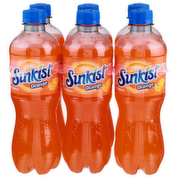 Sunkist Orange Soda - 16.9 Fluid Ounce - 6 Count