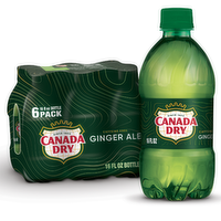 Canada Dry Ginger Ale Soda - 2.667 Fluid Ounce - 6 Count