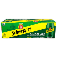 Schweppes Ginger Ale - 12 Fluid Ounce - 12 Count