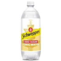 Schweppes Zero Sugar Tonic Water - 1 Liter