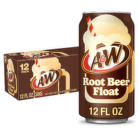 A&W Root Beer Float Soda - 12 Fluid Ounce