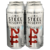 The Steel Brewing Company Reserve 211 High Gravity Lager - 16 Fluid Ounce - 4 Count