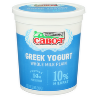 Cabot Plain Greek 10% Yogurt - 2 Pound