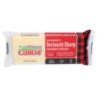 Cabot Cheddar Cheese Vermont Seriously Sharp - 8 Ounce
