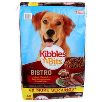 Kibbles 'N Bits Oven Roasted Beef, Spring Vegetable & Apple Flavors Bistro 'n Dog Food - 16 Pound