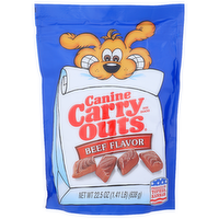Canine Carry Outs Beef Flavor Dog Snacks - 22.5 Ounce