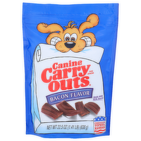 Canine Carry Outs Bacon Flavor Dog Snacks - 22.5 Ounce