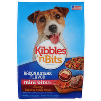 Kibbles 'N Bits Bacon & Steak 'n Dog Food - 3.5 Pound