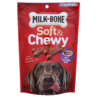 Milk-Bone Soft & Chewy Beef & Filet Mignon Recipe Dog Snacks - 5.6 Ounce