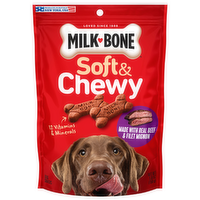 Milk-Bone Soft & Chewy Beef & Filet Mignon Recipe Dog Snacks - 5.6 Ounce