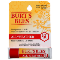Burt's Bees Moisturizing Lip Balm - 0.15 Each