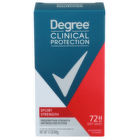 Degree Clinical Protection Soft Solid Sport Strength Antiperspirant Deodorant - 1.7 Ounce