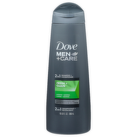 Dove Men+care Fresh + Clean 1 Shampoo + Conditioner - 12 Fluid Ounce