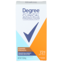 Degree Clinical Protection Summer Strength Antiperspirant Deodorant - 1.7 Ounce