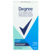 Degree Clinical Protection Shower Clean Antiperspirant Deodorant - 1.7 Ounce