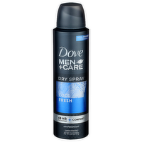 Dove Men + Care Cool Fresh Dry Spray Antiperspirant - 3.8 Ounce