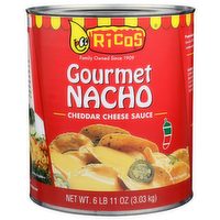Ricos Gourmet Nacho Cheddar Cheese Sauce - 6 Pound