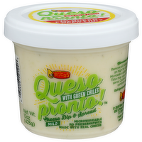 Ricos Queso Pronto! With Green Chiles Mild Cheese Dip & Spread - 15 Ounce