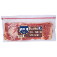 Wight Brand Real Wood Smoked Hickory Triple Thick Cut Bacon - 24 Ounce