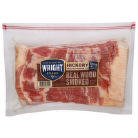 Wright Brand Real Wood Smoked Hickory Thick Cut Bacon - 40 Ounce