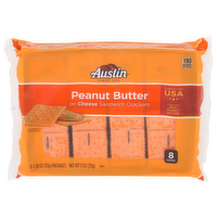 Austin Peanut Butter On Cheese Sandwich Crackers - 1.375 Ounce - 8 Count