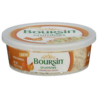 BOURSIN Cheese Crmbl Carml Onion - 4 Ounce