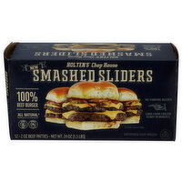 CHOP HOUSE BY HOLTEN Beef Ground Pattie - 2 Ounce - 12 Count