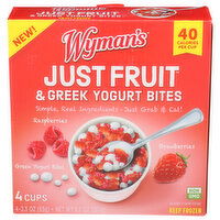 WYMAN's Just Fruit & Greek Yogurt Bites Raspberry & Strawberry - 2.3 Ounce - 4 Count