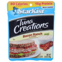 Starkist Tuna Creations Bacon Ranch Flavored Lightly Seasoned Premium - 2.6 Ounce