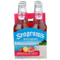 Seagram's Escapes Lemon, Strawberry, Watermelon & Guava Flavors Premium Malt Beverage - 11.2 Fluid Ounce - 4 Count