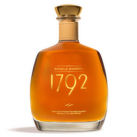 1792 Single Barrel Kentucky Straight Bourbon Whiskey, 98.6 Proof - 750 ml