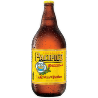 Pacifico Clara Mexican Lager Import Beer, Single Beer Bottle, 4.4% Abv - 32 Fluid Ounce