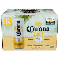 Corona Light Beer - 12 Fluid Ounce - 12 Count