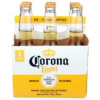Corona Light La Cerveza Mas Fina - 12 Fluid Ounce - 6 Count