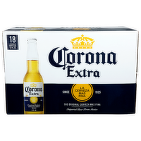 Corona Extra The Original Cerveza Mas Fina - 12 Fluid Ounce - 18 Count