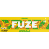 Fuze Lemon + Sweet Iced Tea Cans - 12 Fluid Ounce - 12 Count