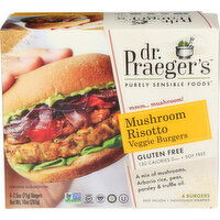 Dr. Praeger's Veggie Burgers Mushroom Risotto - 2.5 Ounce - 4 Count