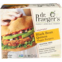 Dr. Praeger's Veggie Burgers Black Bean Quinoa - 2.5 Ounce - 4 Count