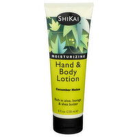 SHIKAI Hand & Body Lotion Cucumber Melon - 8 Fluid Ounce