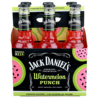 Jack Daniel's Watermelon Punch Country Cocktails - 10 Fluid Ounce - 6 Count