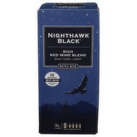 Nighthawk Black Bold • Dark • Jammy Rich Red Wine Blend - 3 Liter - 1 Count