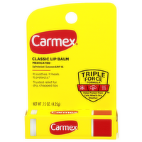 Carmex Medicated Classic Lip Balm - 0.15 Ounce