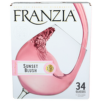 Franzia Sunset Blush Wine - 0.147 Liter - 34 Count