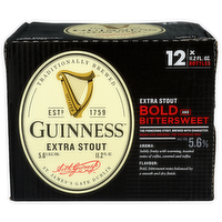 Guinness Bold And Bittersweet Extra Stout - 11.2 Fluid Ounce - 12 Count
