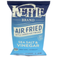 Kettle Sea Salt Vinegar Cookedair Fried Potato Chips - 6.5 Ounce