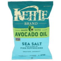 Kettle Avocado Oil Sea Salt W Pink Peppercorn Cooked Potato Chips Brand - 6 Ounce