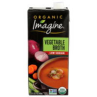 Imagine Broth Vegetable Low Sodium - 32 Fluid Ounce