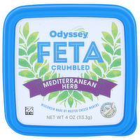 Odyssey Feta Crumbled Mediterranean Herb - 4 Ounce