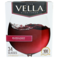 Peter Vella Vineyards Burgundy California Table Wine - 0.147 Liter - 34 Count