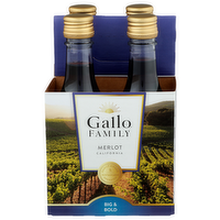 Gallo Family Merlot Wine - 187.5 ml - 4 Count